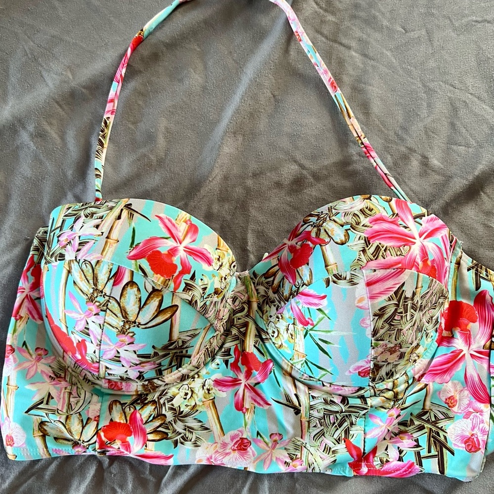 Cute colorful bikini top